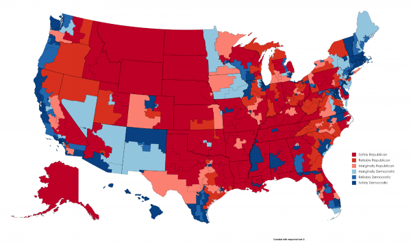 50 Equal States: more democratic or more Democratic?