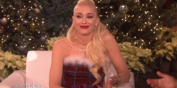 Gwen Stefani is moved to tears after Ellen DeGeneres tells her 'she deserves everything she has'